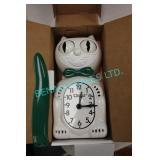 1X, KIT-CAT KLOCK, BC-12CG (WHITE + GREEN)