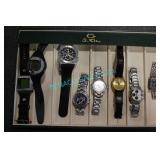 LOT,8 PCS BRANDED WATCHES  ( WORKING AND NOT