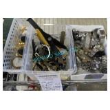 LOT, 2 BINS ASST. WRIST WATCH + POCKET WATCH (