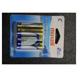 LOT, 39 PCS MAXELL ALKALINE BATTERIES ( 2 PER