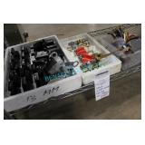 LOT, SMALL ALARM CLOCK PARTS & WRIST WATCH STRAPS