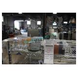 LOT, MISC WATCH STANDS + BOX CASE