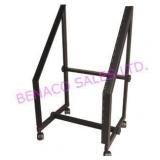20U SPACE SLANTED 19"W STUDIO RACK ON WHEELS