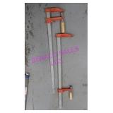 LOT, 2 PCS H.D. 36" SPEEDCLAMPS