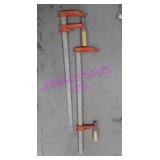 LOT, 2 PCS H.D 36" SPEEDCLAMPS