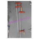 LOT, 2 PCS H.D 36" SPEEDCLAMPS