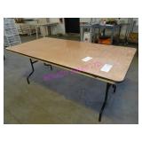 1X, 72" X 36" FOLD UP TABLE