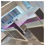 1X, SINGLE WORK STATION W/ FILE CAB