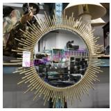 1X, 42" DIAM. STYALIZED SUN MIRROR (VERY HEAVY)
