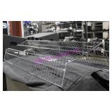 1X, 48"X 14" 4 SLANTED CHROME BAKERY SHELVES ONLY!