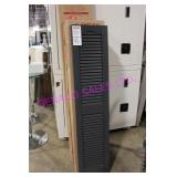 LOT, 6 BOXES (12 PCS) OF PLASTIC SHUTTERS *SEE