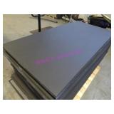 2X, DAX TATAMI 39" X 78" BLACK SMOOTH MAT (NOTES!)