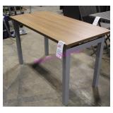 1X, 48"X24" COMPUTER DESK W/ STEEL LEGS