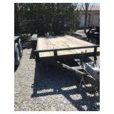 (T) dual axle bumper hitch trailer