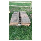 Skid of landscape pavers