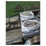 Lot of landscaping pavers