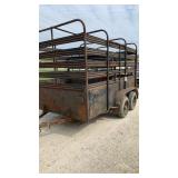 Livestock trailer no title
