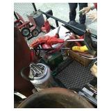 Blower weedeater sprayer gas can