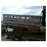 Small wooden trailer