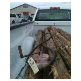 Hand crank barrel pump