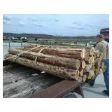 cedar posts-8 ft long-6-8 in long