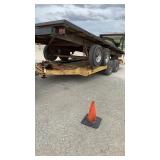 (T) 1985 pindel hitch trailer (tandem axle)