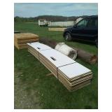 Stack of panels 12 foot long