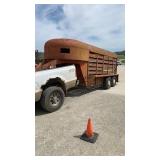 1977 Rawhide stock horse trailer