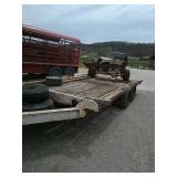7x16 trailer 10400 pounds dual axle