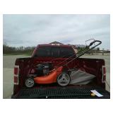 Push mower with grass catcher