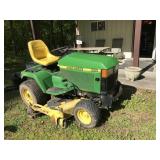 2000 JD 445 22hp lawn tractor w/ 60" deck