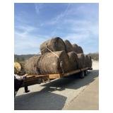 Round straw bales (qty 14)