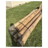 bundle of round posts