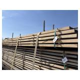 Oak lumber bundle