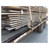 Oak lumber bundle