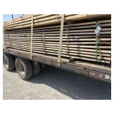 Oak lumber bundle
