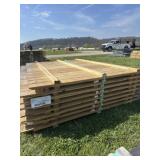 5/8x5-9/16x6 bundle privacy fence 8 pieces