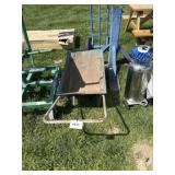 metal mini wheel barrel