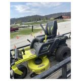 ryobi zero turn mower needs battery