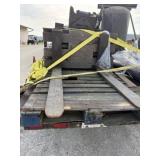 Rotating pallet forks