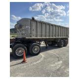 (T) WORKS Dump trailer all aluminum wood floor