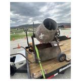 concrete mixer works