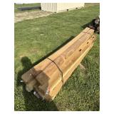 treated 3 hole end post bundle