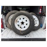 3 trailer tires  205/75/15