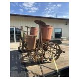 two row black hawk planter