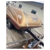 Turtle shell mini trailer