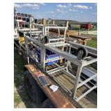 Aluminum butcher tub racks