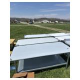 stainless steel industrial table