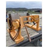 55 gal drum barrel dumper