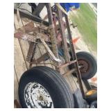 2 wheel trailer without a bed